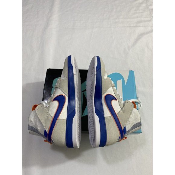 New Mens Size 9 White Nike SB Dunk High Elite Medicom Toy Bearbrick Skate Shoes main image 5